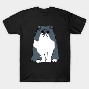 Bleu cat T-Shirt